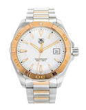 Tag Heuer Aquaracer Quartz White Dial Silver Strap Watch for Men - WAY1150.BD0911 Authentic Buy Shop Now