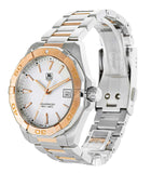 Tag Heuer Aquaracer Quartz White Dial Silver Strap Watch for Men - WAY1150.BD0911 Authentic Buy Shop Now