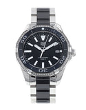Tag Heuer Aquaracer Quartz Diamonds Black Dial Two Tone Steel Strap Watch for Women - WAY131G.BA0913 Authentic Buy Shop Now