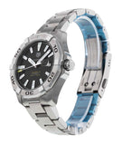 Tag Heuer Aquaracer Automatic Black Dial Silver Steel Strap Watch for Men - WAY2010.BA0927 Authentic Buy Shop Now