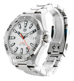 Tag Heuer Aquaracer Calibre 5 Automatic White Dial Silver Steel Strap Watch for Men - WAY2013.BA0927 Authentic Buy Shop Now