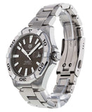 Tag Heuer Aquaracer Calibre 5 Automatic Sunray Brown Dial Silver Steel Strap Watch for Men - WAY2018.BA0927 Authentic Buy Shop Now