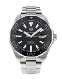 Tag Heuer Aquaracer Caliber 5 Black Dial Silver Steel Strap Watch for Men - WAY201A .BA0927 Authentic Buy Shop Now