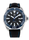 Tag Heuer Aquaracer Calibre 5 Automatic Black Dial Black Nylon Strap Watch for Men - WAY201C.FC6395 Authentic Buy Shop Now