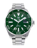 Tag Heuer Aquaracer Green Dial Watch for Men - WAY201S.BA0927 Authentic Buy Shop Now