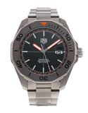 Tag Heuer Aquaracer Bamford Automatic Black Dial Grey Steel Strap Watch for Men - WAY208F.BF0638 Authentic Buy Shop Now
