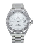 Tag Heuer Aquaracer Automatic White Dial Silver Steel Strap Watch for Men - WAY2111.BA0928 Authentic Buy Shop Now