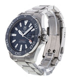 Tag Heuer Aquaracer Calibre 5 Blue Dial Silver Steel Strap Watch for Men - WAY211C.BA0928 Authentic Buy Shop Now