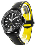 Tag Heuer Aquaracer Calibre 5 Automatic Black Dial Black Nylon Strap Watch for Men - WAY218A.FC6362 Authentic Buy Shop Now
