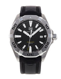 Tag Heuer Aquaracer Quartz Black Dial Black Rubber Strap Watch for Men - WBD1110.FT8021 Authentic Buy Shop Now