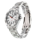 Tag Heuer Aquaracer Quartz White Dial Silver Steel Strap Watch for Men - WBD1111.BA0928 Authentic Buy Shop Now