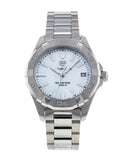 Tag Heuer Aquaracer White Mother of Pearl Dial Watch for Women - WBD1311.BA0740 Authentic Buy Shop Now