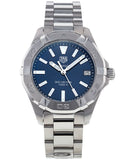 Tag Heuer Aquaracer Quartz Blue Dial Silver Steel Strap Watch for Women - WBD1312.BA0740 Authentic Buy Shop Now