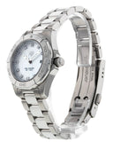 Tag Heuer Aquaracer Diamonds Mother of Pearl Dial Silver Steel Strap Watch for Women - WBD1414.BA0741 Authentic Buy Shop Now