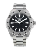 Tag Heuer Aquaracer Professional 200 Quartz Black Dial Silver Steel Strap Watch for Men - WBP1110.BA0627 Authentic Buy Shop Now