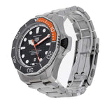 Tag Heuer Aquaracer Professional 1000 Superdiver Automatic Black Dial Silver Steel Strap Watch for Men - WBP5A8A.BF0619 Authentic Buy Shop Now