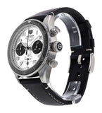 Tag Heuer Autavia Chronometer Flyback Chronograph Silver Dial Black Leather Strap Watch for Men - CBE511B.FC8279 Authentic Buy Shop Now