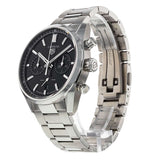 Tag Heuer Carrera Chronograph Black Dial Silver Steel Strap Watch for Men - CBN2010.BA0642 Authentic Buy Shop Now
