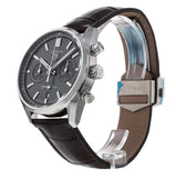 Tag Heuer Carrera Chronograph Grey Dial Brown Leather Strap Watch for Men - CBN2012.FC6483 Authentic Buy Shop Now