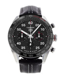 Tag Heuer Carrera Porsche Chronograph Special Edition Black Dial Black Leather Strap Watch for Men - CBN2A1F.FC6492 Authentic Buy Shop Now
