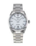 Tag Heuer Carrera Mother of Pearl Dial Silver Steel Strap Watch for Women - WBN2410.BA0621 Authentic Buy Shop Now