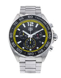 Tag Heuer Formula 1 Chronograph Black Dial Silver Steel Strap Watch for Men- CAZ101AC.BA0842 Authentic Buy Shop Now