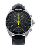 Tag Heuer Formula 1 Aston Martin Black Dial Black Leather Strap Watch for Men - CAZ101P.FC8245 Authentic Buy Shop Now