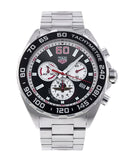 Tag Heuer Formula 1 Indy 500 Special Edition Black Dial Silver Steel Strap Watch for Men - CAZ101V.BA0842 Authentic Buy Shop Now