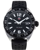Tag Heuer Formula 1 Quartz Black Dial Black Rubber Strap Watch for Men - WAZ1110.FT8023 Authentic Buy Shop Now