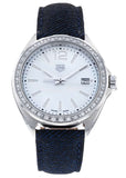 Tag Heuer Formula 1 Quartz Diamonds Mother of Pearl Dial Blue Leather Strap Watch for Women - WBJ131A.FC8251 Authentic Buy Shop Now