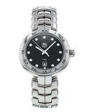 Tag Heuer Link Quartz Diamonds Black Dial Silver Steel Strap Watch for Women - WAT1410.BA0954 Authentic Buy Shop Now