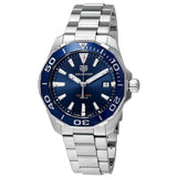 Tag Heuer Aquaracer Blue Dial Silver Steel Strap Watch for Men - WAY101C.BA0746 Authentic Buy Shop Now