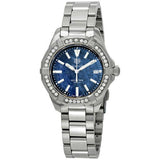 Tag Heuer Aquaracer Quartz Diamonds Blue Dial Silver Steel Strap Watch for Women - WAY131N.BA0748 Authentic Buy Shop Now