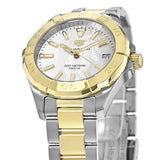 Tag Heuer Aquaracer White Mother of Pearl Dial Two Tone Steel Strap Watch for Women - WBD1322.BB0320 Authentic Buy Shop Now