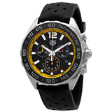 Tag Heuer Formula 1 Chronograph Black Dial Black Rubber Strap Watch for Men - CAZ101AC.FT8024 Authentic Buy Shop Now