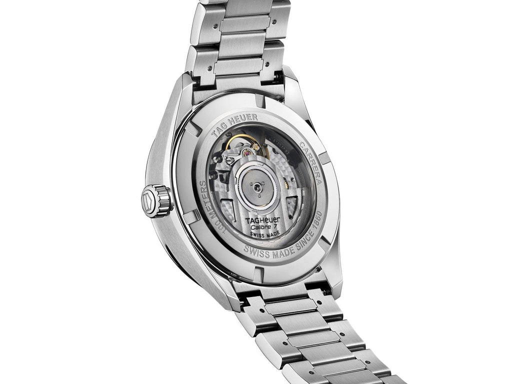 Tag Heuer Carrera Twin Time Blue Dial Silver Steel Strap Watch for Men - WBN201A.BA0640 Authentic Buy Shop Now