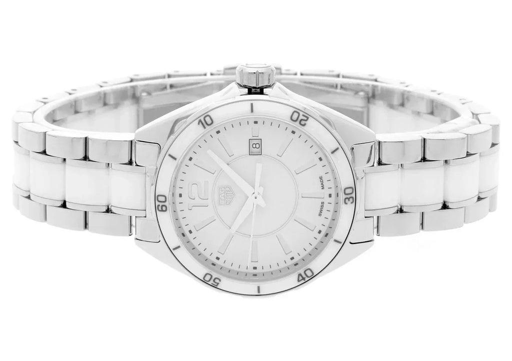 Tag Heuer Formula 1 Quartz White Dial Two Tone Steel Strap Watch for Women - WBJ141AC.BA0974 Authentic Buy Shop Now
