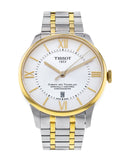Tissot Chemin Des Tourelles Powermatic 80 Cosc Silver Dial Two Tone Steel Strap Watch For Men - T099.408.22.038.00 Authentic Buy Shop Now