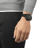 Tissot Chrono XL Vintage Chronograph Black Dial Black Leather Strap Watch For Men - T116.617.36.052.02 Authentic Buy Shop Now