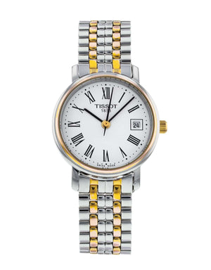 Tissot T Classic Desire Two Tone Quartz Watch For Women - T52.2.281.13 Authentic Buy Shop Now