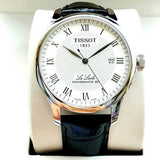 Tissot Le Locle Powermatic 80 Silver Dial Black Leather Strap Watch For Men - T006.407.16.033.00 Authentic Buy Shop Now
