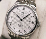 Tissot T Classic Le Locle Automatic White Dial Silver Steel Strap Watch For Men - T41.1.483.33 Authentic Buy Shop Now