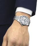 Tissot Le Locle Powermatic 80 Silver Dial Silver Steel Strap Watch for Men - T006.407.11.033.03 Authentic Buy Shop Now