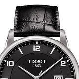 Tissot Luxury Powermatic 80 Black Dial Black Leather Strap Watch For Men - T086.407.16.057.00 Authentic Buy Shop Now