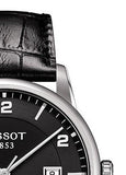 Tissot Luxury Powermatic 80 Black Dial Black Leather Strap Watch For Men - T086.407.16.057.00 Authentic Buy Shop Now