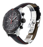 Tissot T Sport PRS 200 Chronograph Grey Dial Black Leather Strap Watch For Men - T067.417.26.051.00 Authentic Buy Shop Now
