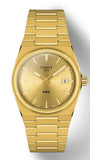 Tissot PRX Powermatic 80 Gold Dial Gold Steel Strap Watch for Men - T137.407.33.021.00 Authentic Buy Shop Now