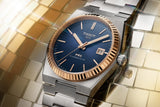 Tissot PRX Powermatic 80 Automatic 18K Gold Blue Dial Silver Steel Strap Watch for Men - T931.407.41.041.00 Authentic Buy Shop Now