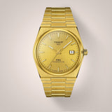 Tissot PRX Powermatic 80 Gold Dial Gold Steel Strap Watch for Men - T137.407.33.021.00 Authentic Buy Shop Now