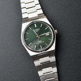 Tissot PRX Powermatic 80 Green Dial Silver Steel Strap Watch For Men - T137.407.11.091.00 Authentic Buy Shop Now